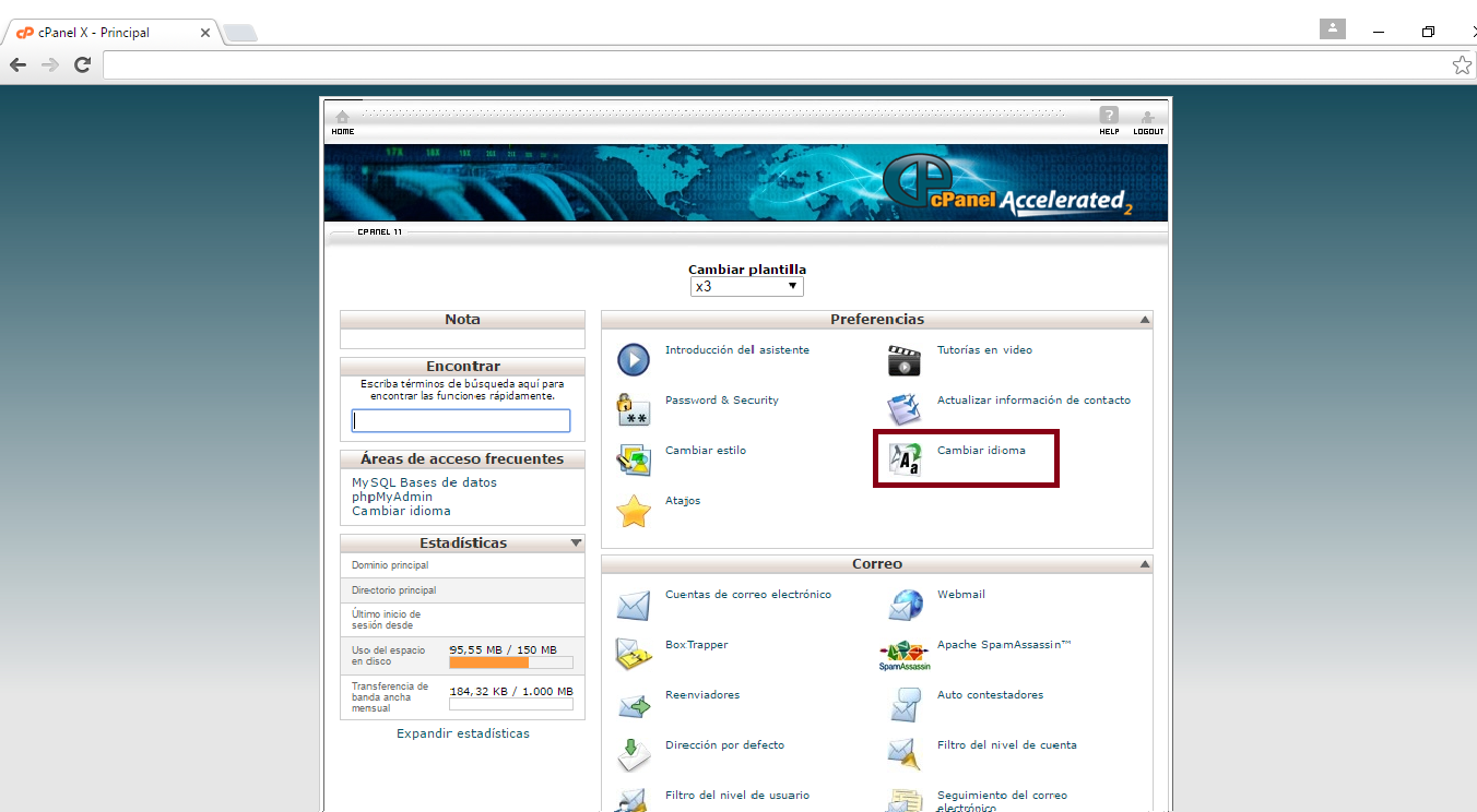 selecciona idioma x3